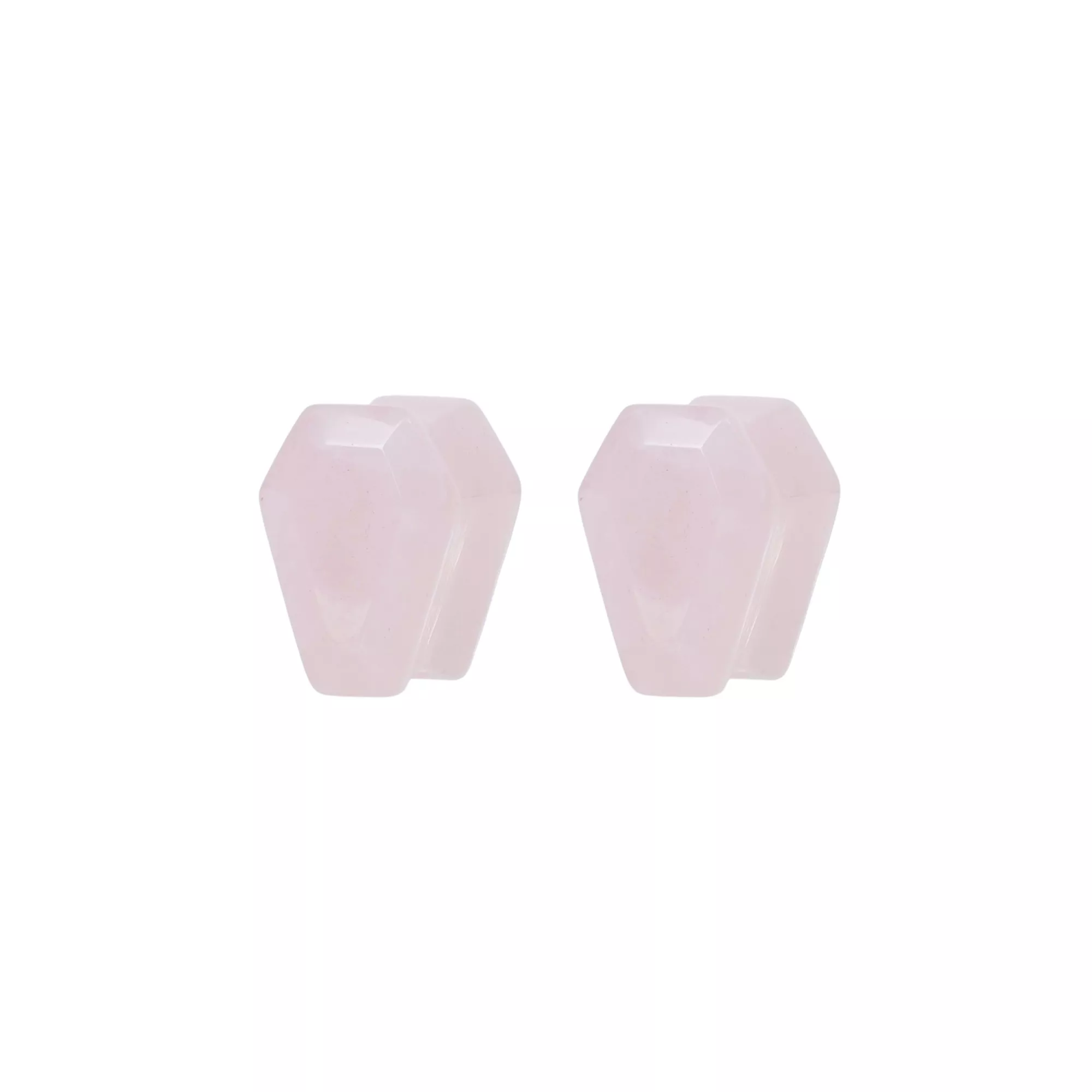 Rose Quartz Coffin Plugs