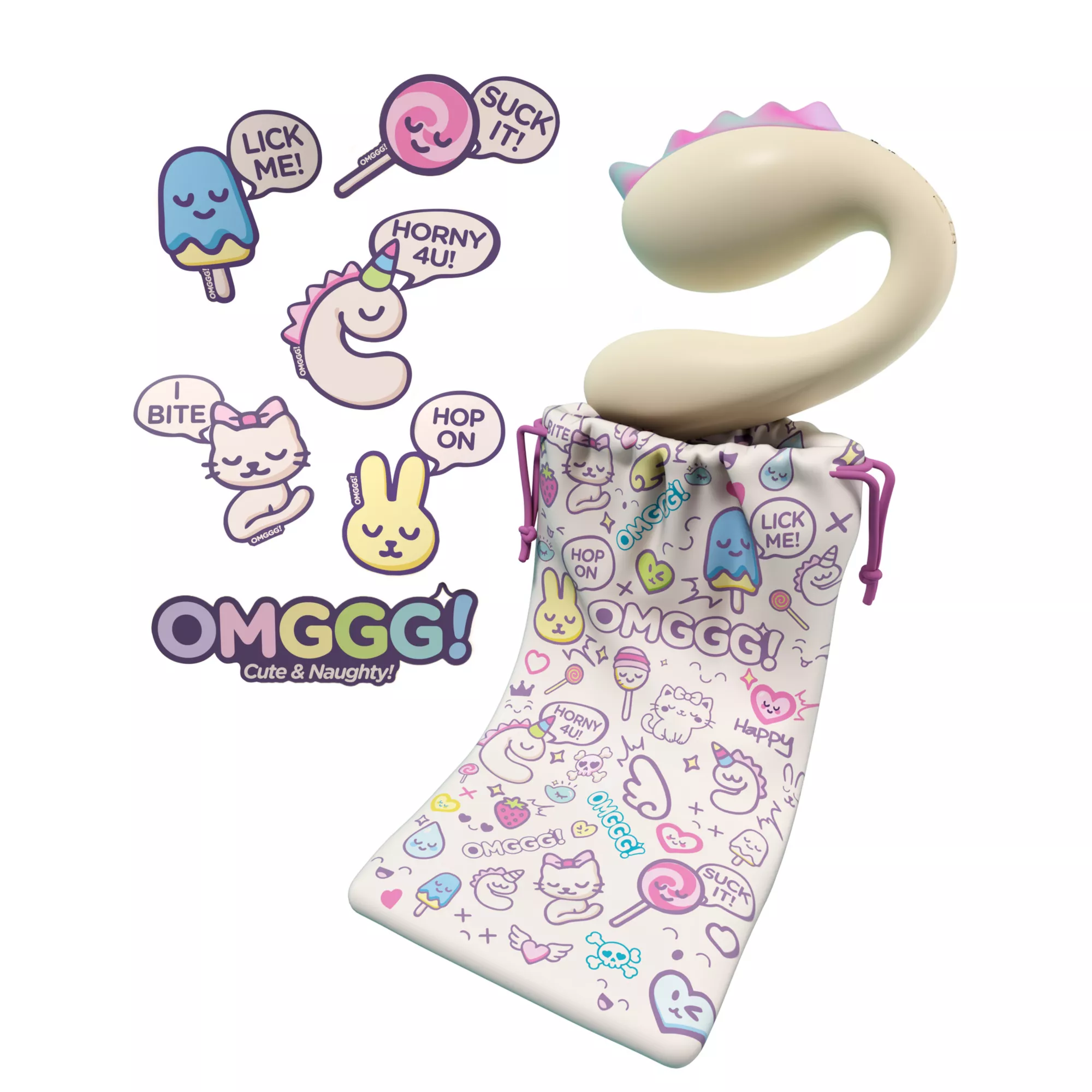 Swirlicorn Vibrator - OMGGG! at Spencer's