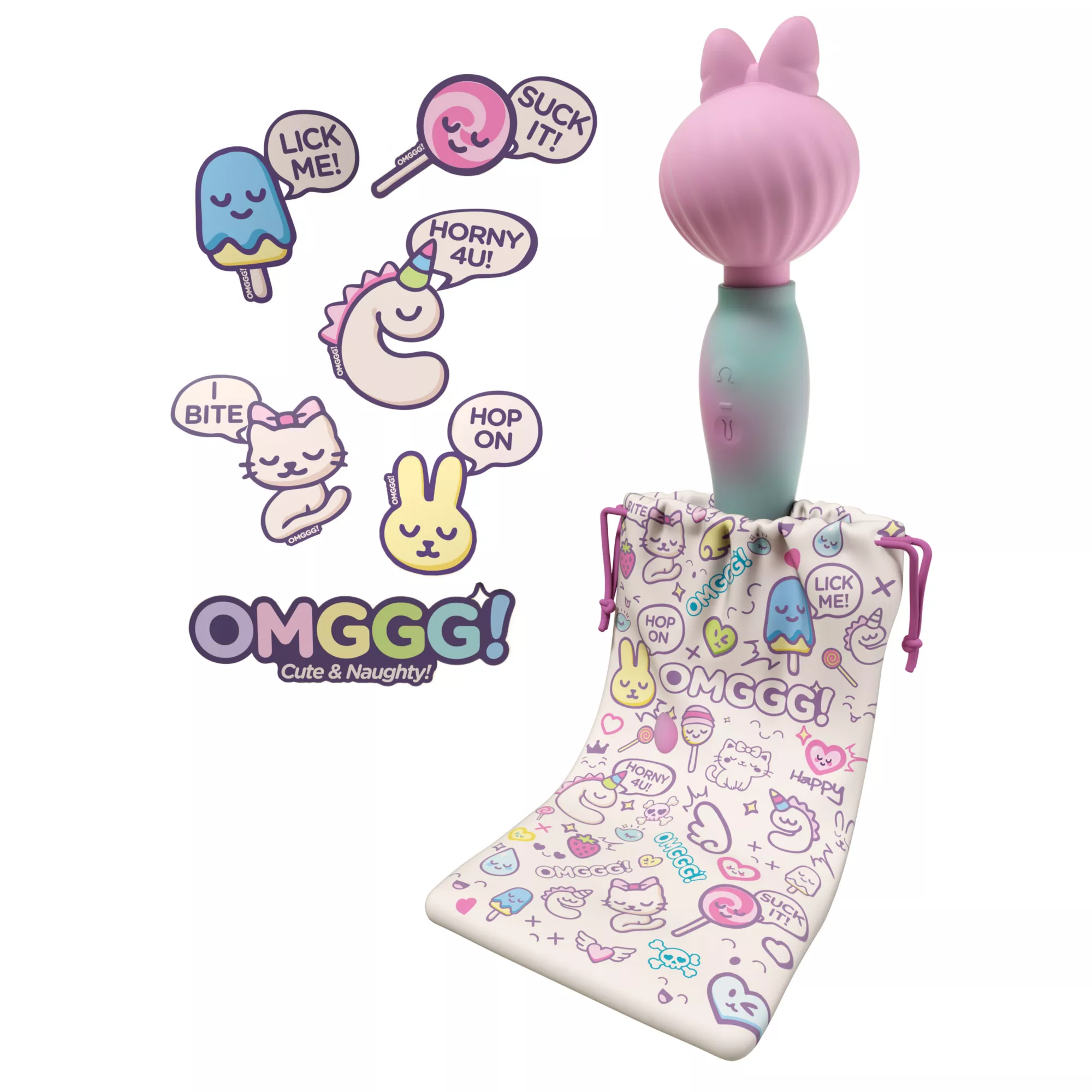 OMGGG! Purrl Wand Massager at Spencer's