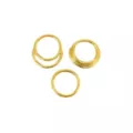 Multi-Pack Layered Gold-Tone Titanium Septum Rings 3 Pack - 16 Gauge at Spencer's