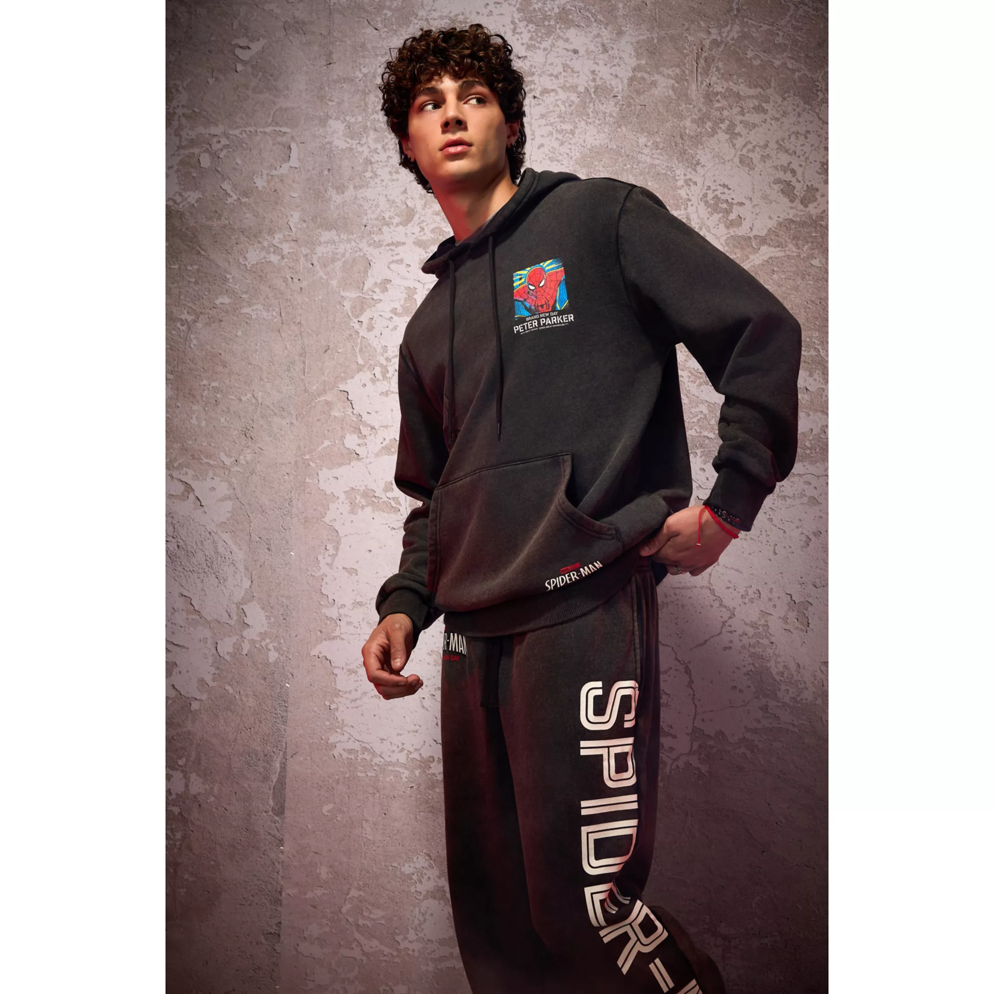 Spider-Man Brand New Day Washed Hoodie - Marvel