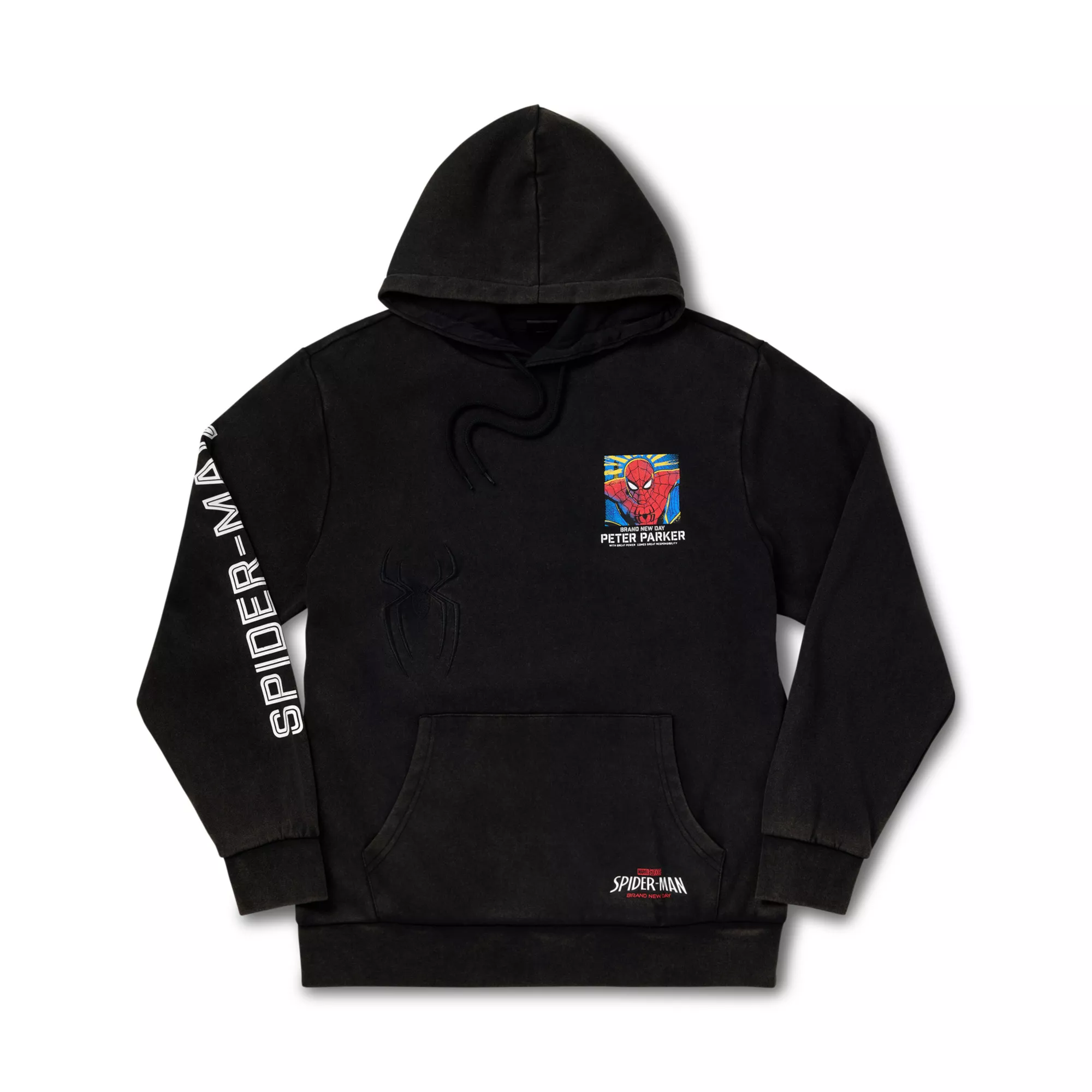 Spider-Man Brand New Day Washed Hoodie - Marvel