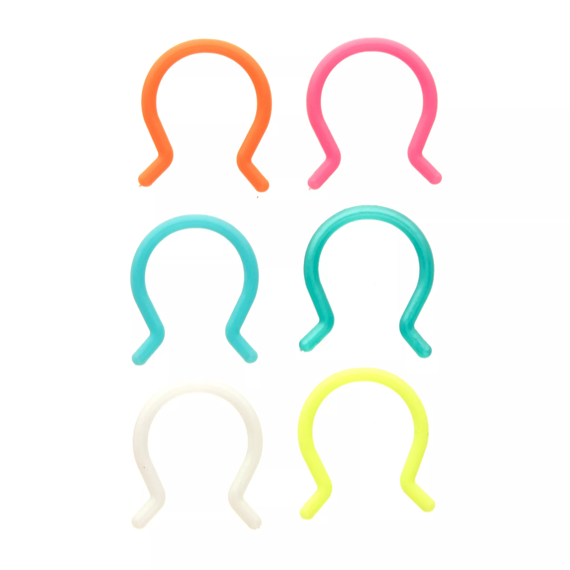 Multi-Pack Multi-Color Bioflex Septum Retainers 6 Pack - 16 Gauge