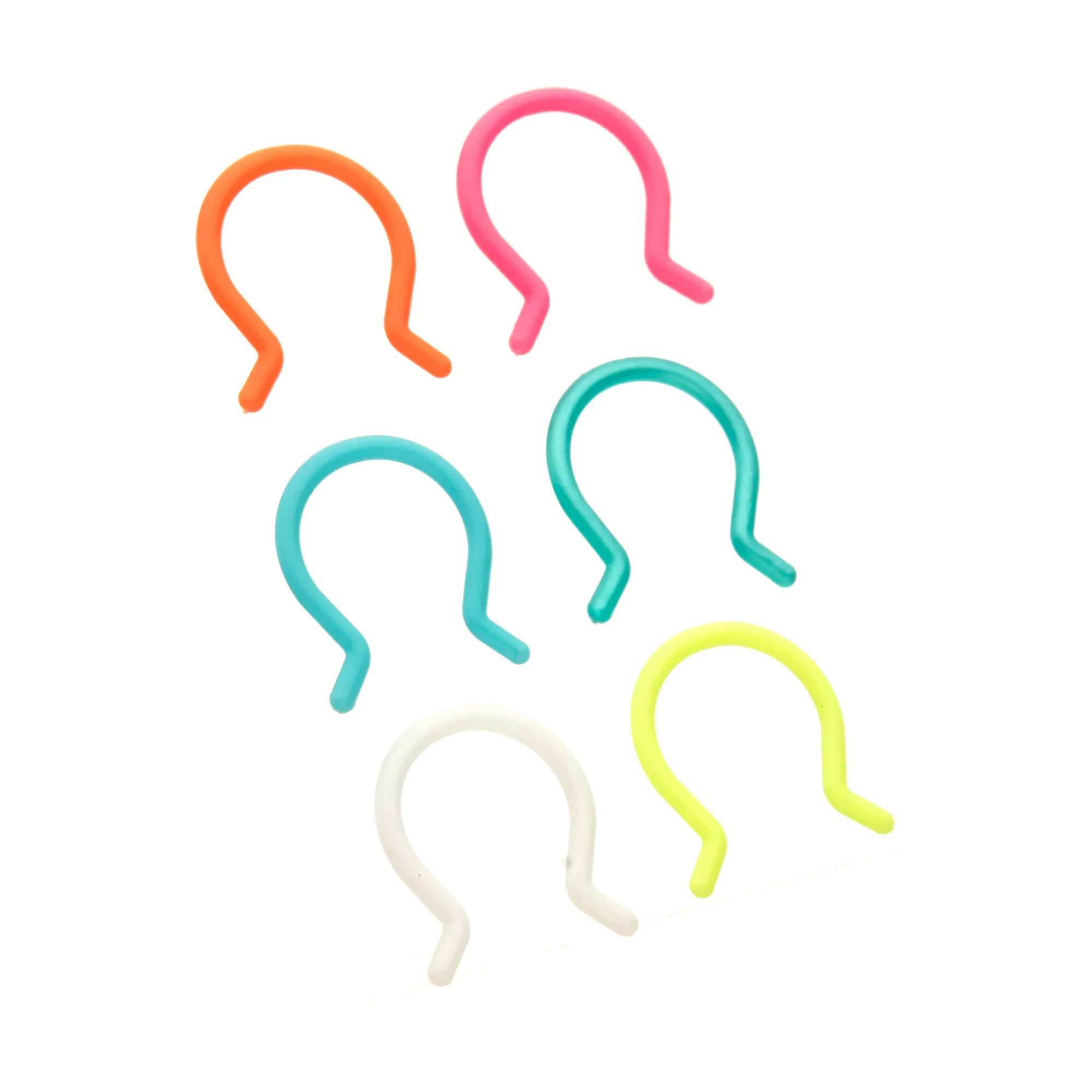 Multi-Pack Multi-Color Bioflex Septum Retainers 6 Pack - 16 Gauge