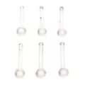 Multi-Pack Clear Bioflex Retainer Pins Nose Rings 6 Pack - 20 Gauge at Spencer's