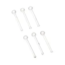 Multi-Pack Clear Bioflex Retainer Pins Nose Rings 6 Pack - 20 Gauge at Spencer's