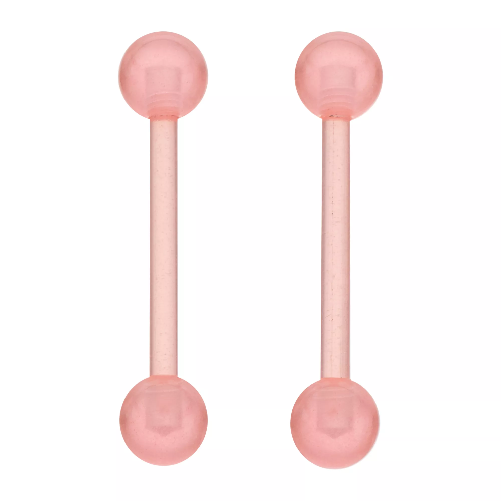 Glow in the Dark Bioflex Nipple Barbells