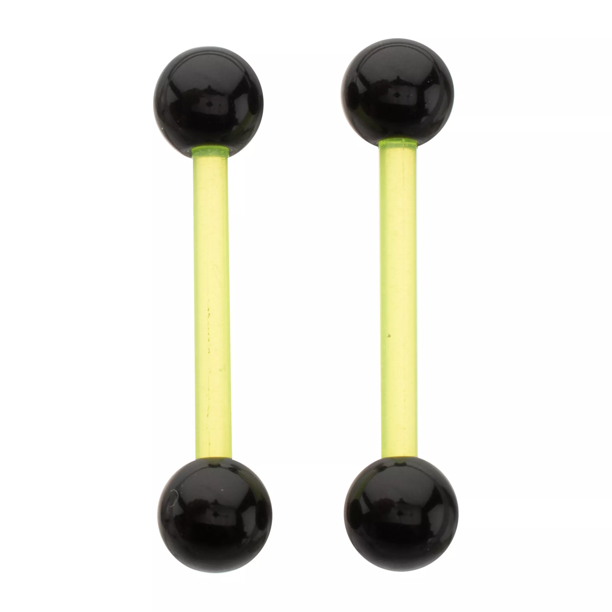 Glow in the Dark Bioflex Nipple Barbells