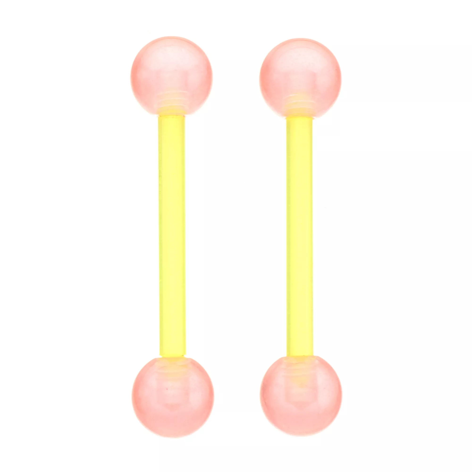 Glow in the Dark Bioflex Nipple Barbells