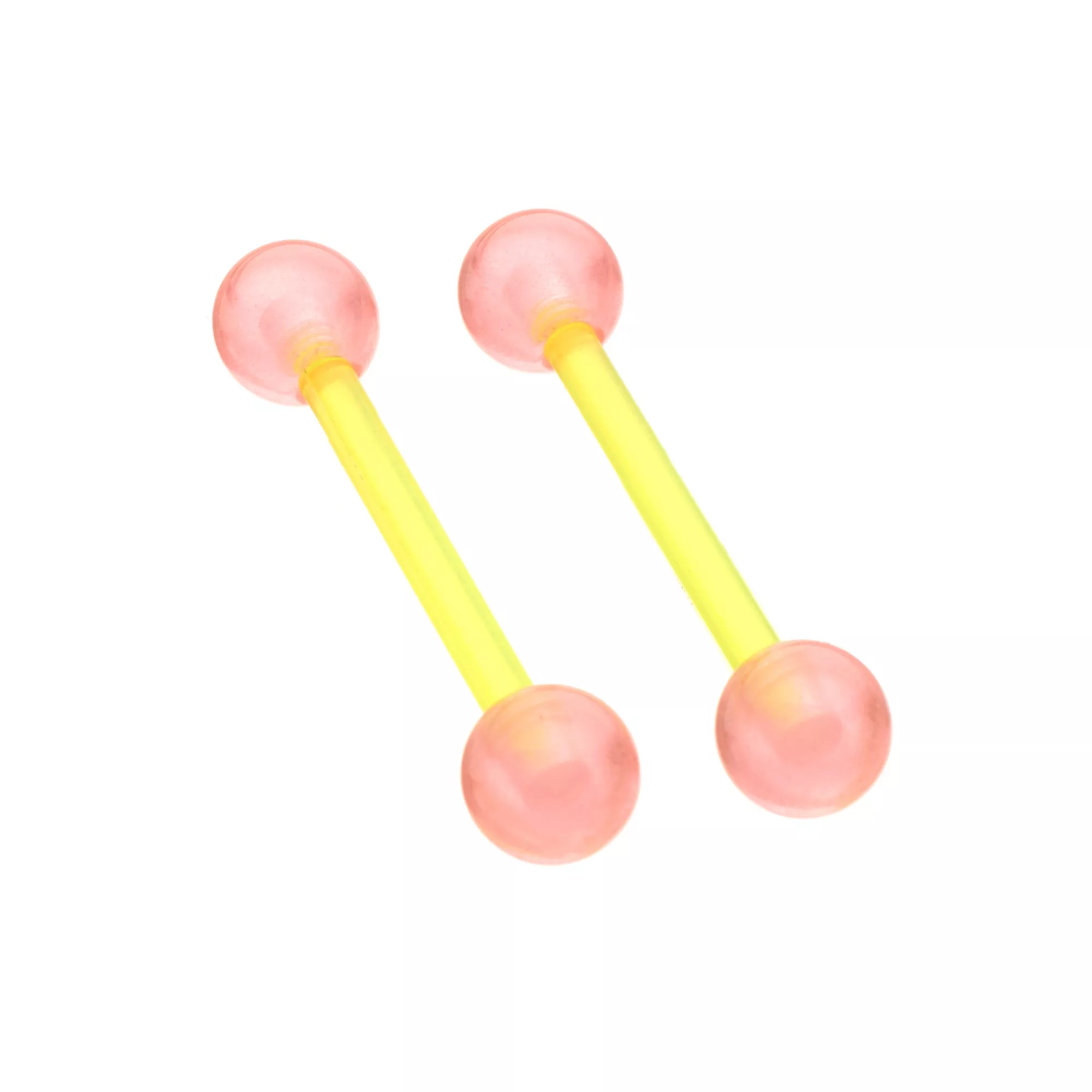 Glow in the Dark Bioflex Nipple Barbells