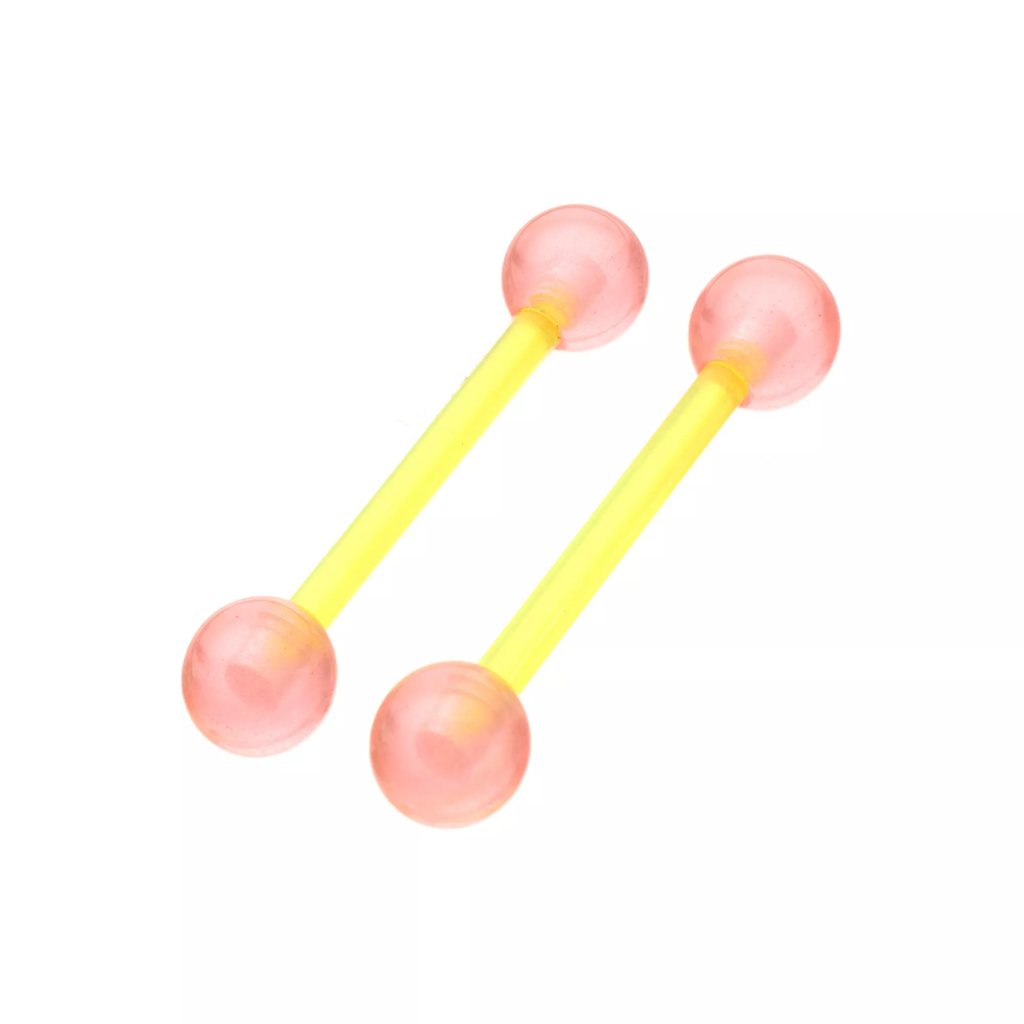 Glow in the Dark Bioflex Nipple Barbells