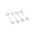 Multi-Pack Clear Bioflex Retainer Barbells 4 Pack - 14 Gauge at Spencer's