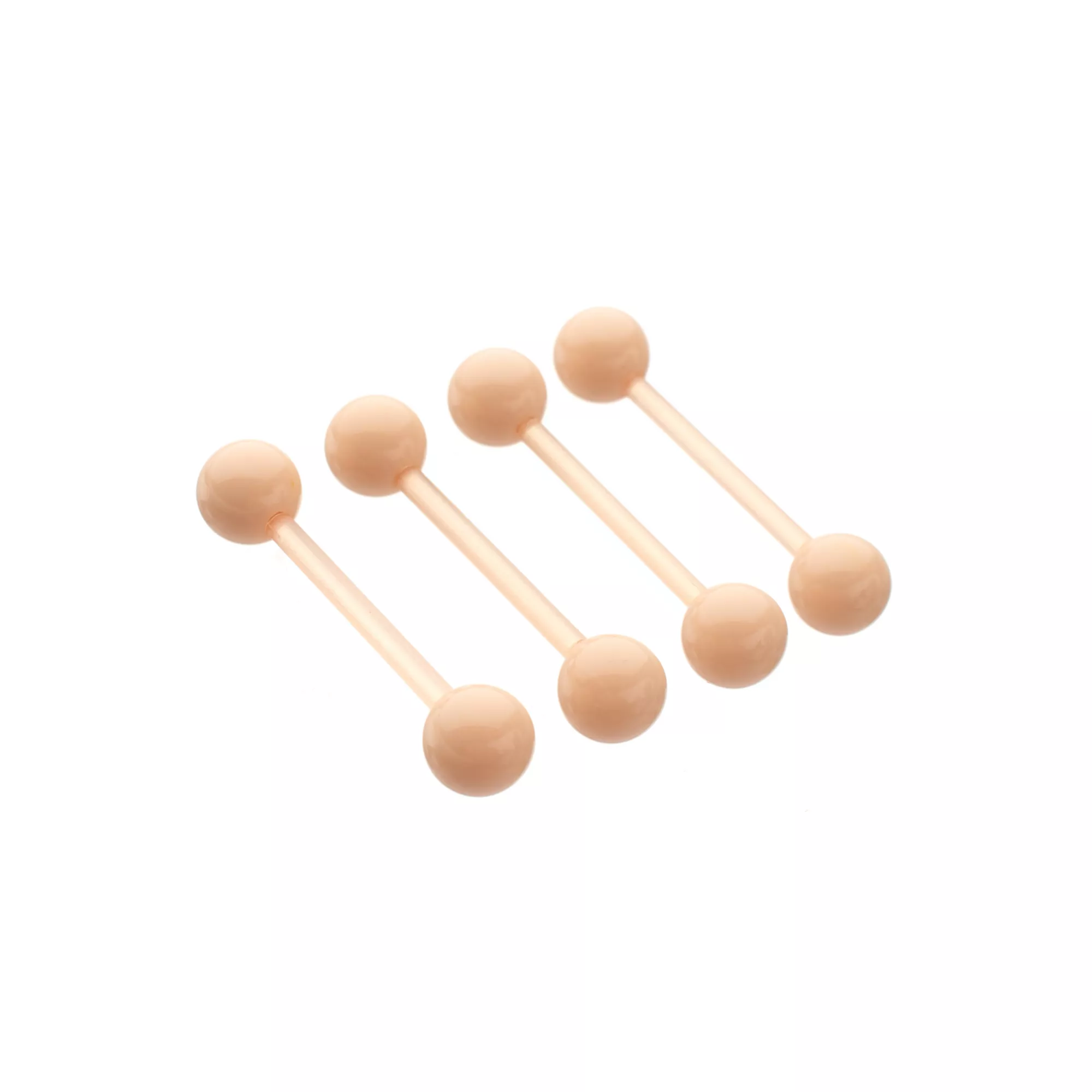 Multi-Pack Bioflex Tan Barbells 4 Pack - 14 Gauge