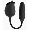 Black Secret Garden 2 in 1 Thrusting Massager - Hott Love Extreme at Spencer's