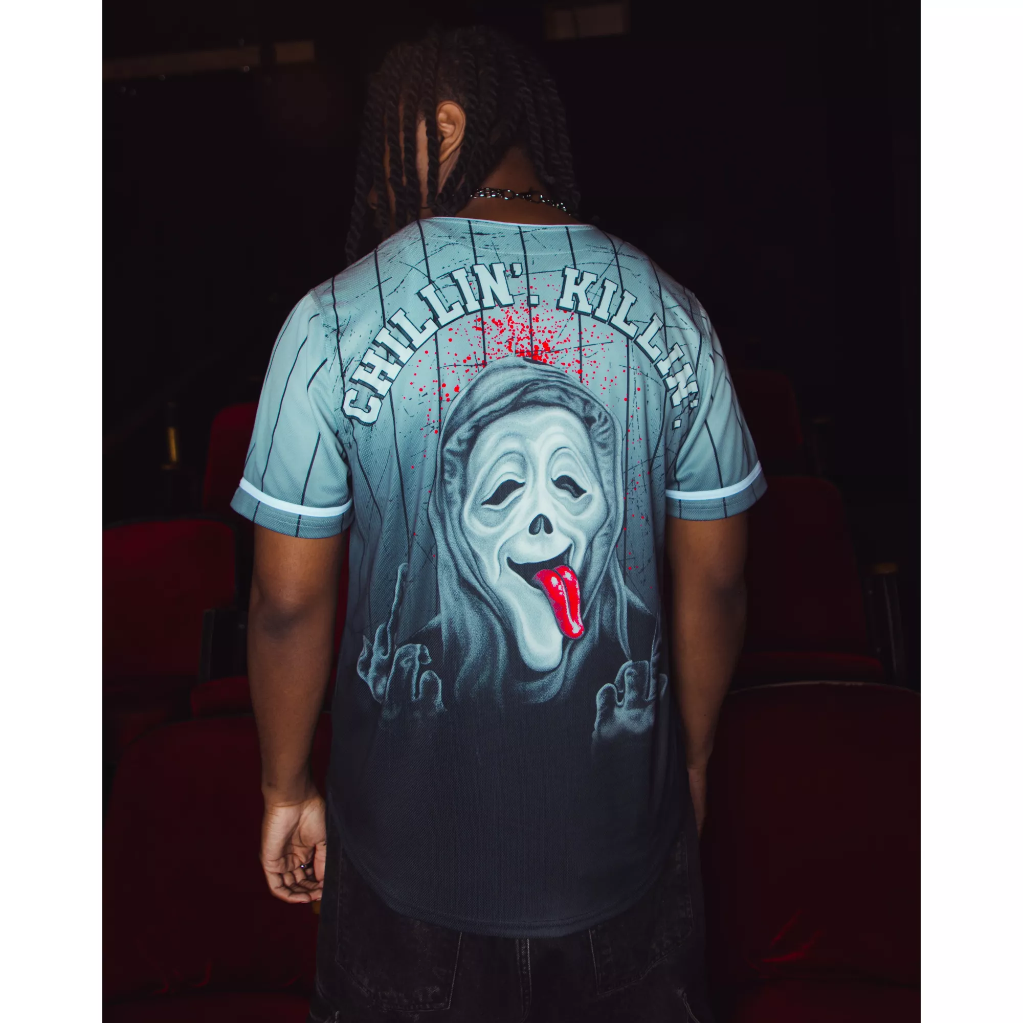Ghost Face Baseball Jersey at Spencer's