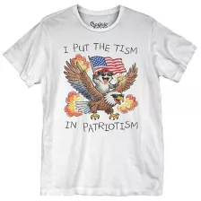 Put the 'Tism in Patriotism T Shirt at Spencer's