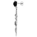 Multi-Pack Snake, Bat, and  Spike Dangle Earrings - 3 Pair at Spencer's