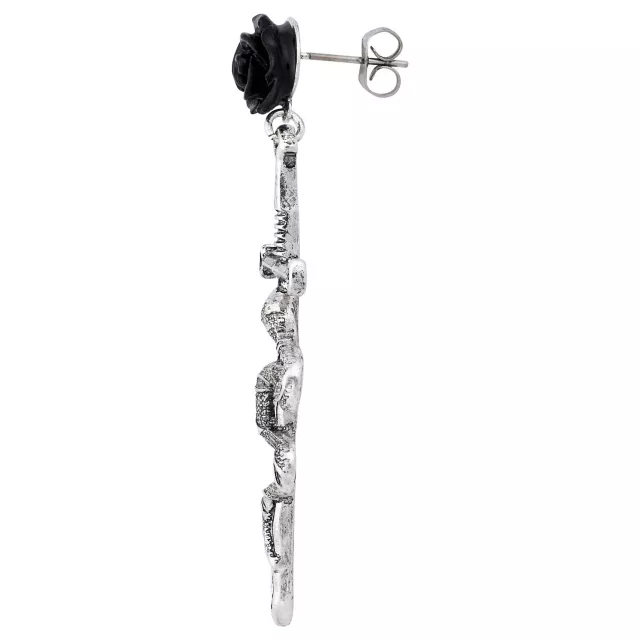 Multi-Pack Snake, Bat, and  Spike Dangle Earrings - 3 Pair at Spencer's
