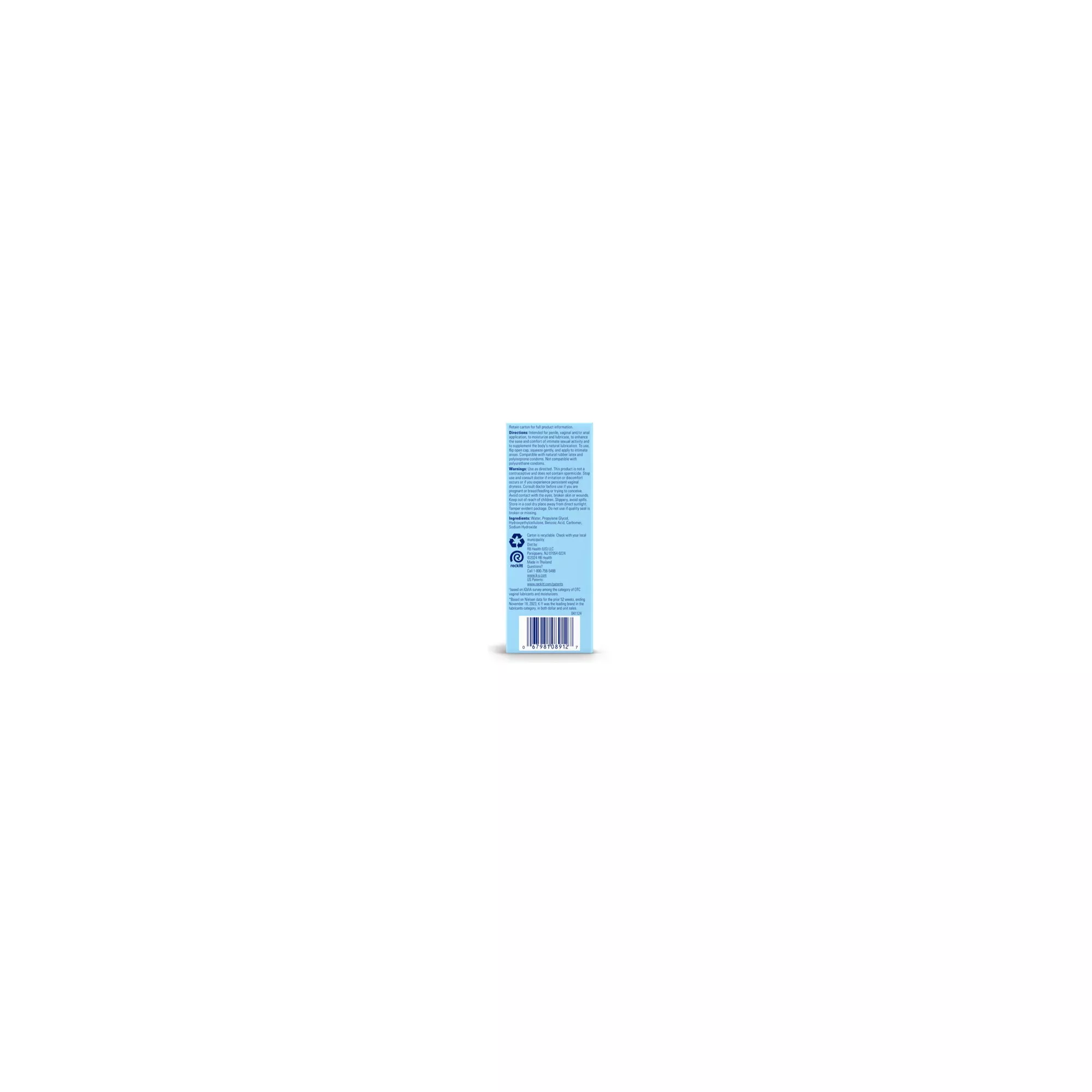 K-Y Jelly Water-Based Personal Lubricant - 4 oz. at Spencer's