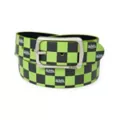 Von Dutch Green and Black Checkered Belt at Spencer's