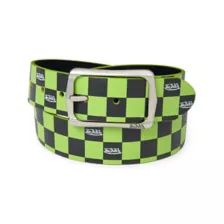 Von Dutch Green and Black Checkered Belt at Spencer's