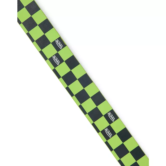 Von Dutch Green and Black Checkered Belt at Spencer's