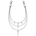 3-Row Black Dagger Sword Wallet Chain at Spencer's