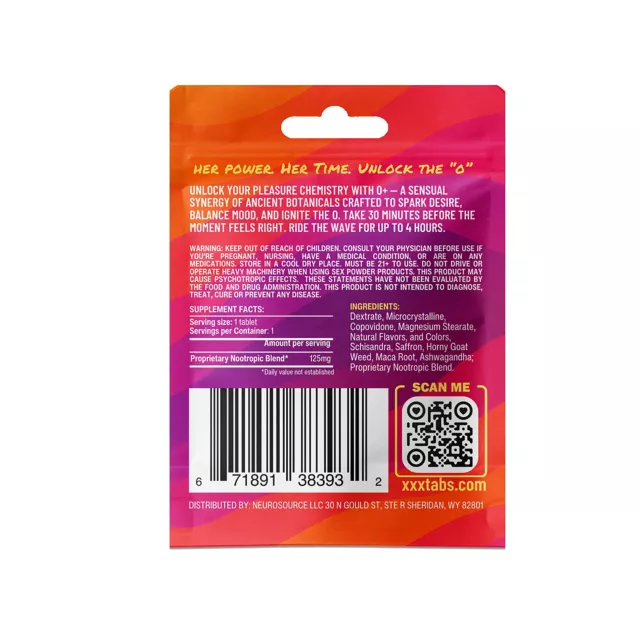 XXXTABS Female Libido Support Tablet at Spencer's