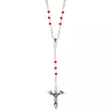 Gothic Bat Coffin Bead Chain Necklace at Spencer's