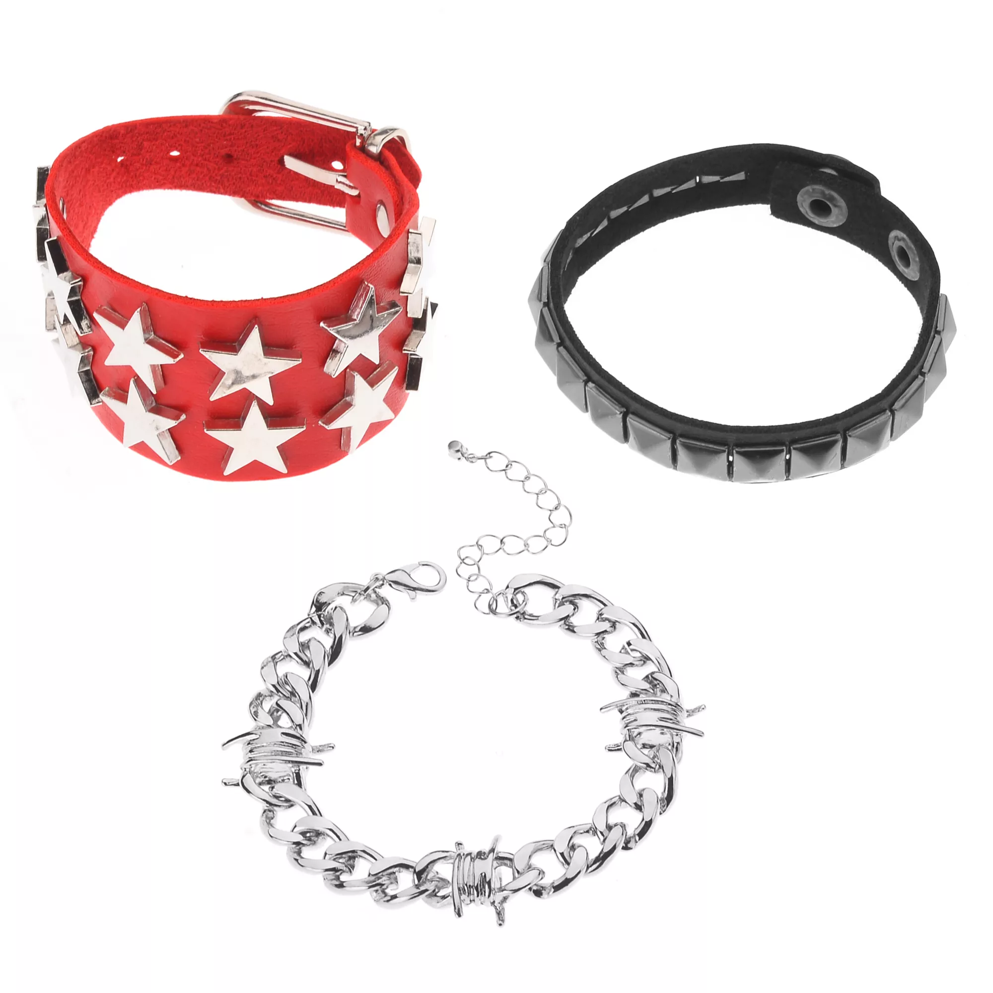 Multi-Pack Rugged Superstar Bracelets - 3 Pack