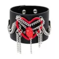 Chain Heart Cuff Bracelet at Spencer's