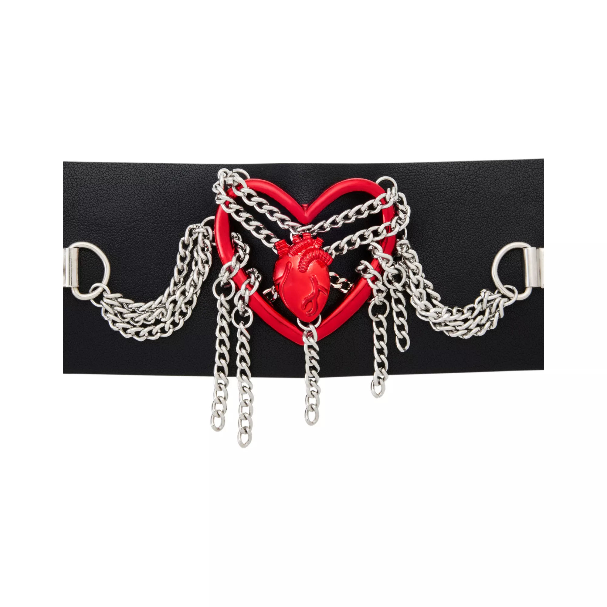 Chain Heart Cuff Bracelet