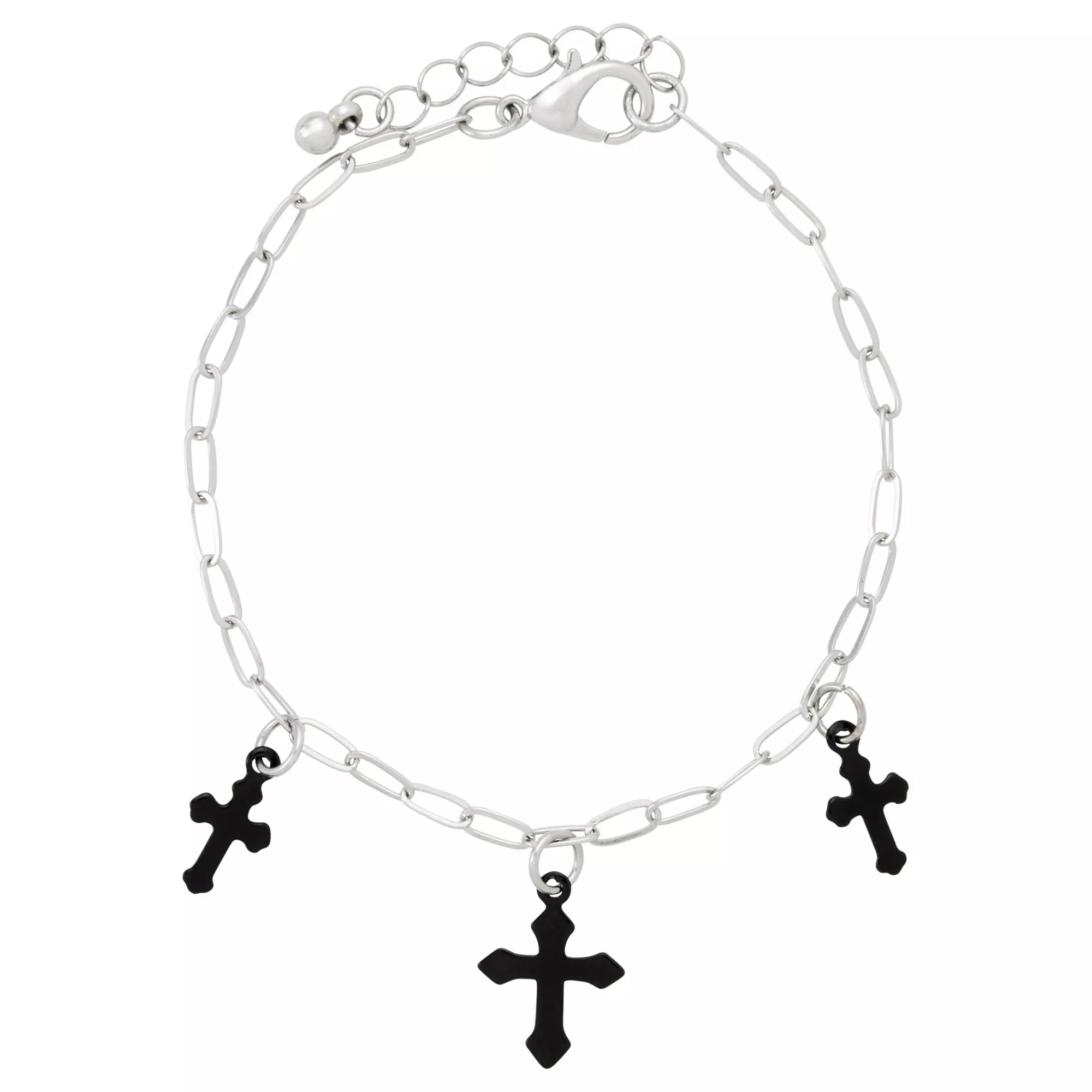 Multi-Pack Heart Cross Spike Bracelets - 5 Pack