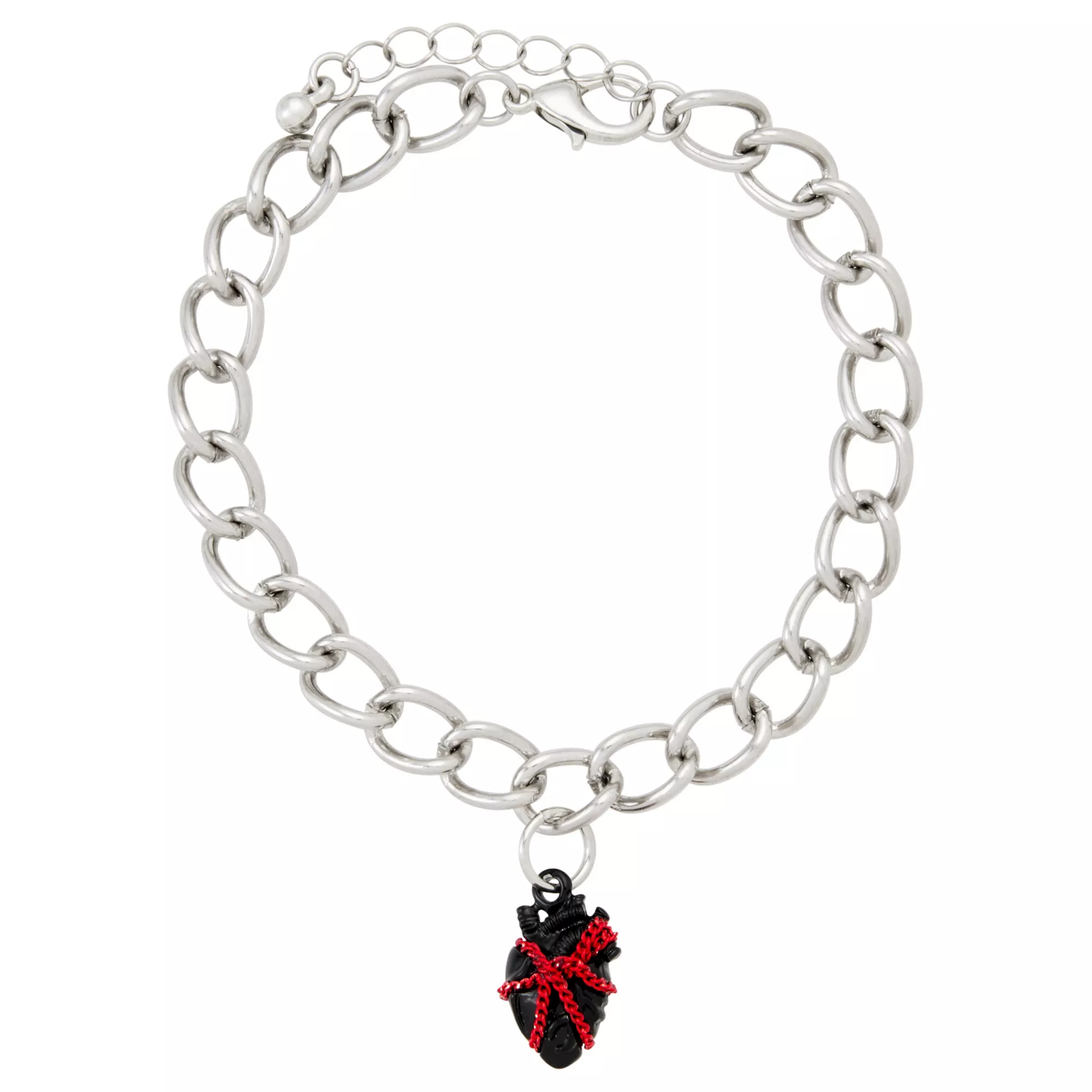 Multi-Pack Heart Cross Spike Bracelets - 5 Pack