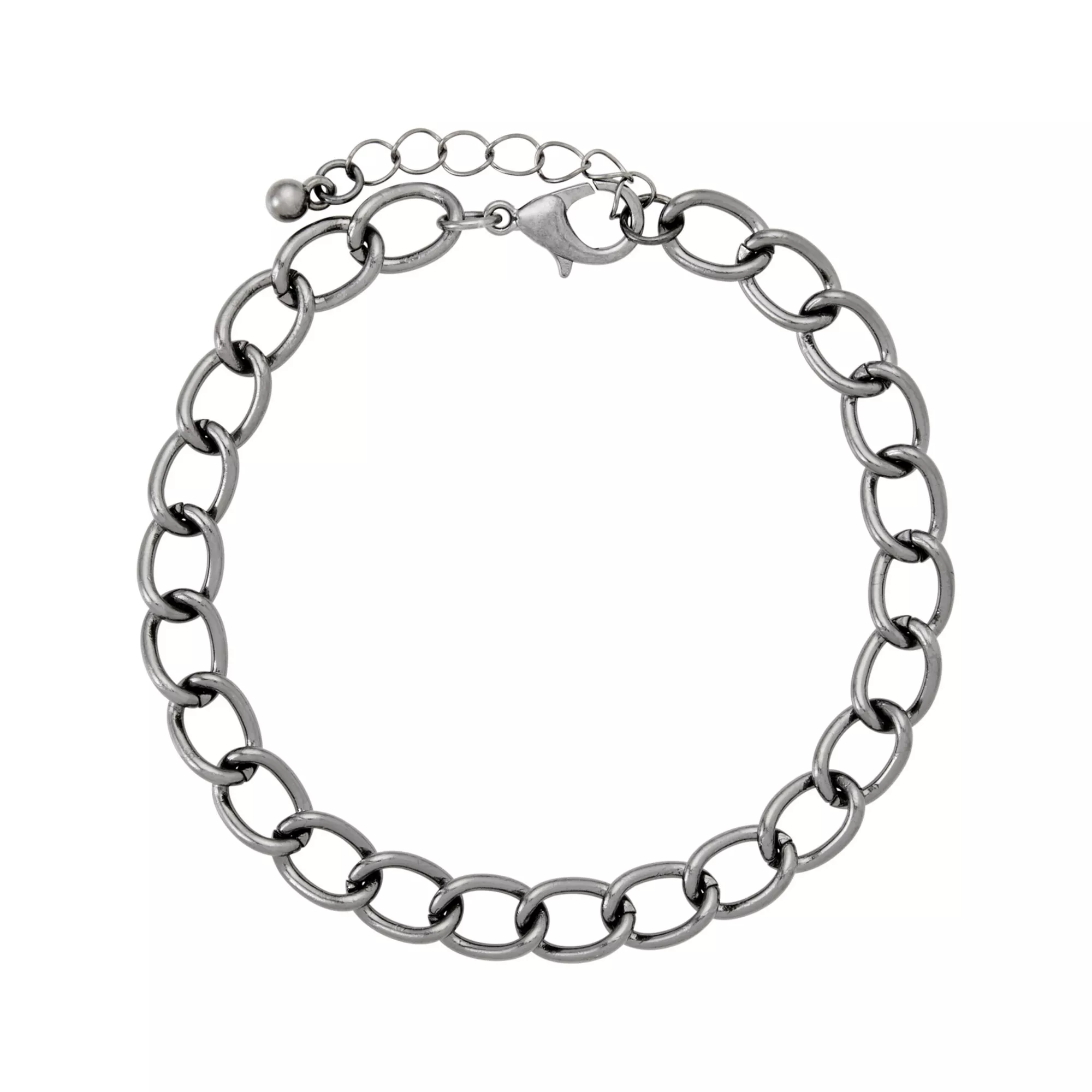 Multi-Pack Barbed Wire Spike Cuff Chain Bracelets - 4 Pack