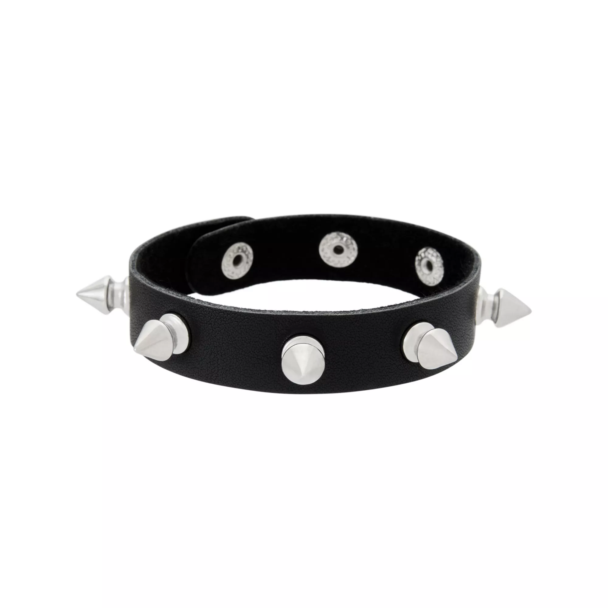 Multi-Pack Barbed Wire Spike Cuff Chain Bracelets - 4 Pack
