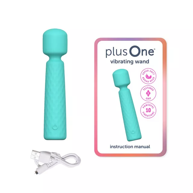 plusOne Vibrating Power Wand at Spencer's