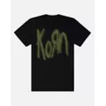 Graffiti Green Freak on a Leash Korn T Shirt at Spencer's
