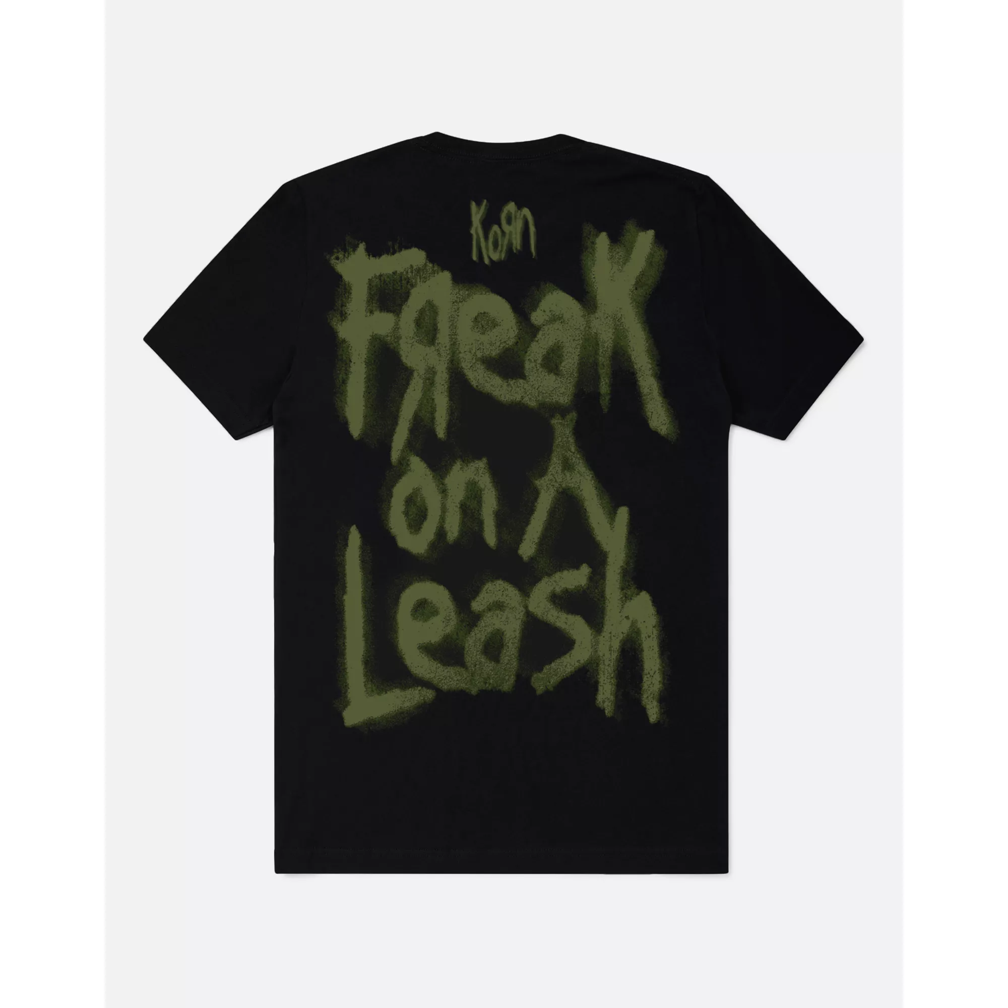 Graffiti Green Freak on a Leash Korn T Shirt at Spencer's