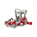 Snake and Roses Hair Clip at Spencer's