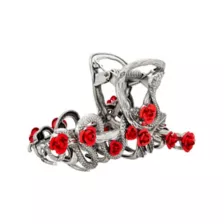 Snake and Roses Hair Clip at Spencer's