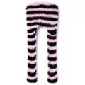 Ghost Face Pink Stripe Fuzzy Laplander Hat at Spencer's