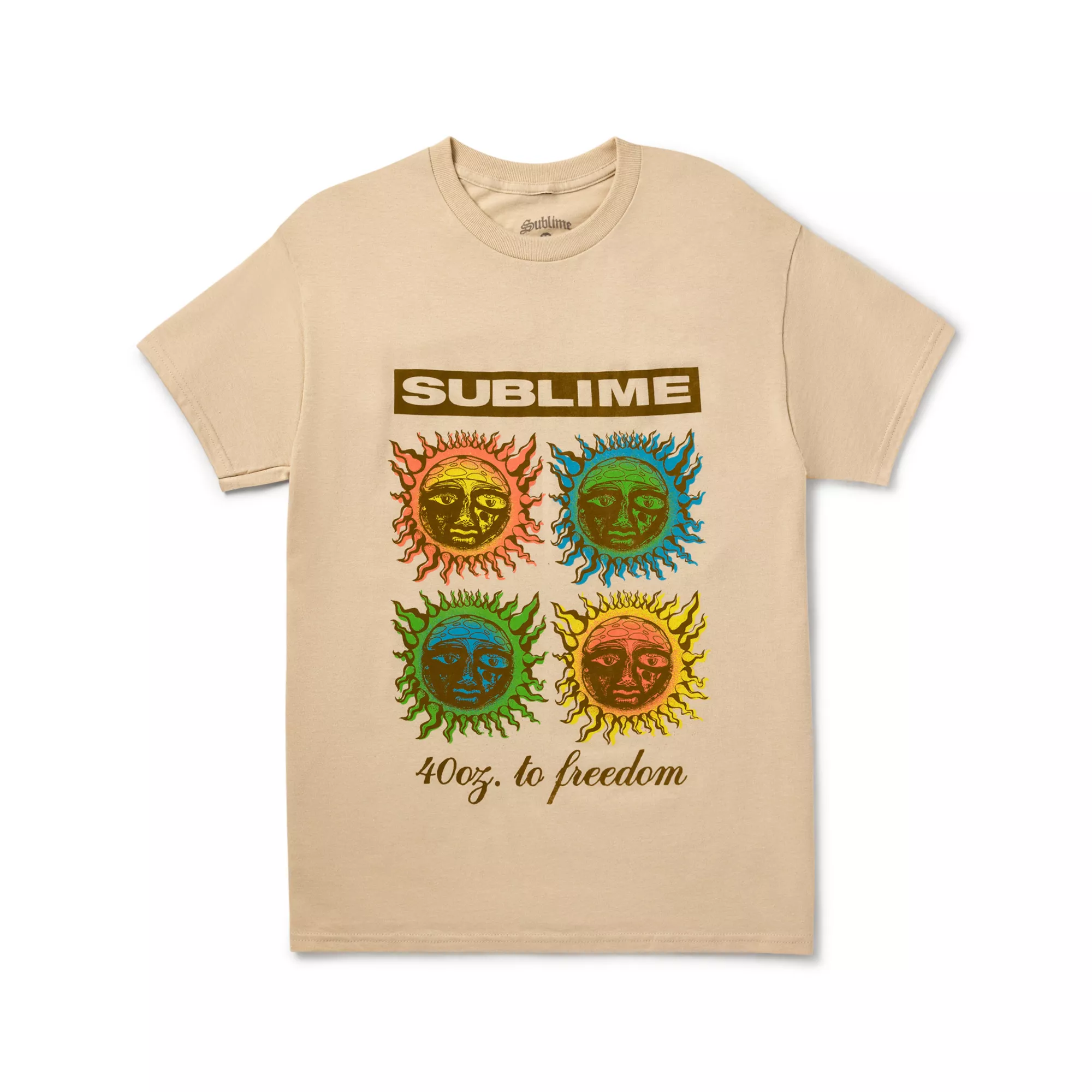 Sublime 40 oz. to Freedom Colorblock T Shirt at Spencer's