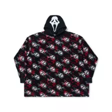 Ghost Face Mask Print Wearable Blanket at Spencer's