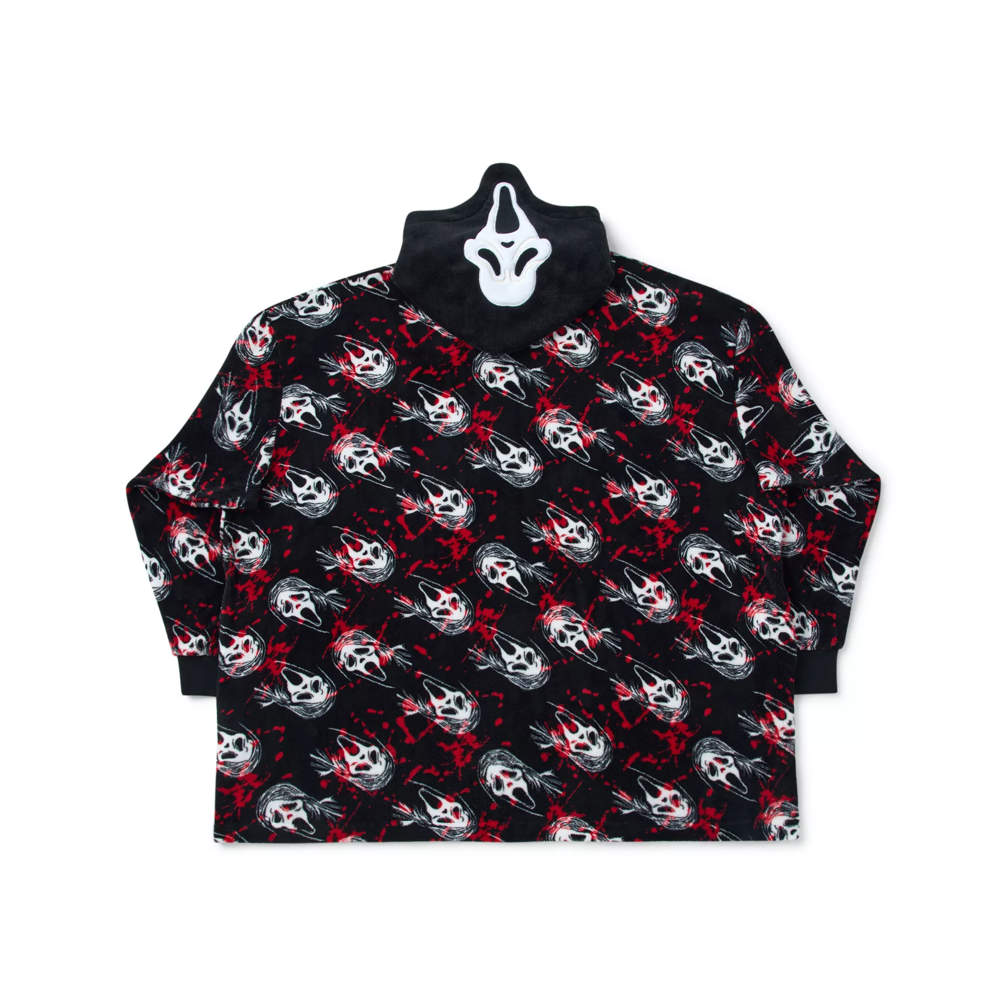 Ghost Face Mask Print Wearable Blanket at Spencer's