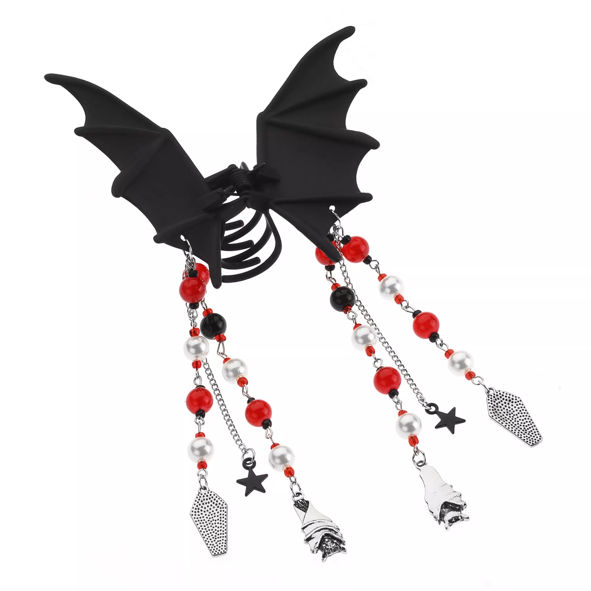 Black Bat Wing Claw Hair Clip