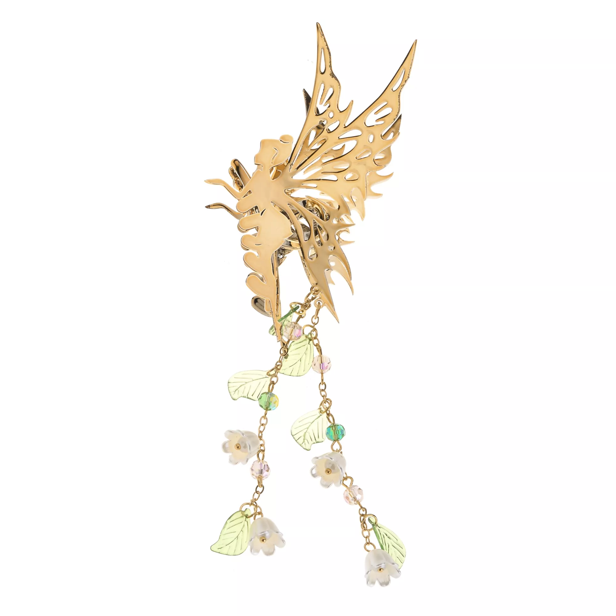 Fairy Gold-Tone Dangle Claw Hair Clip at Spencer's