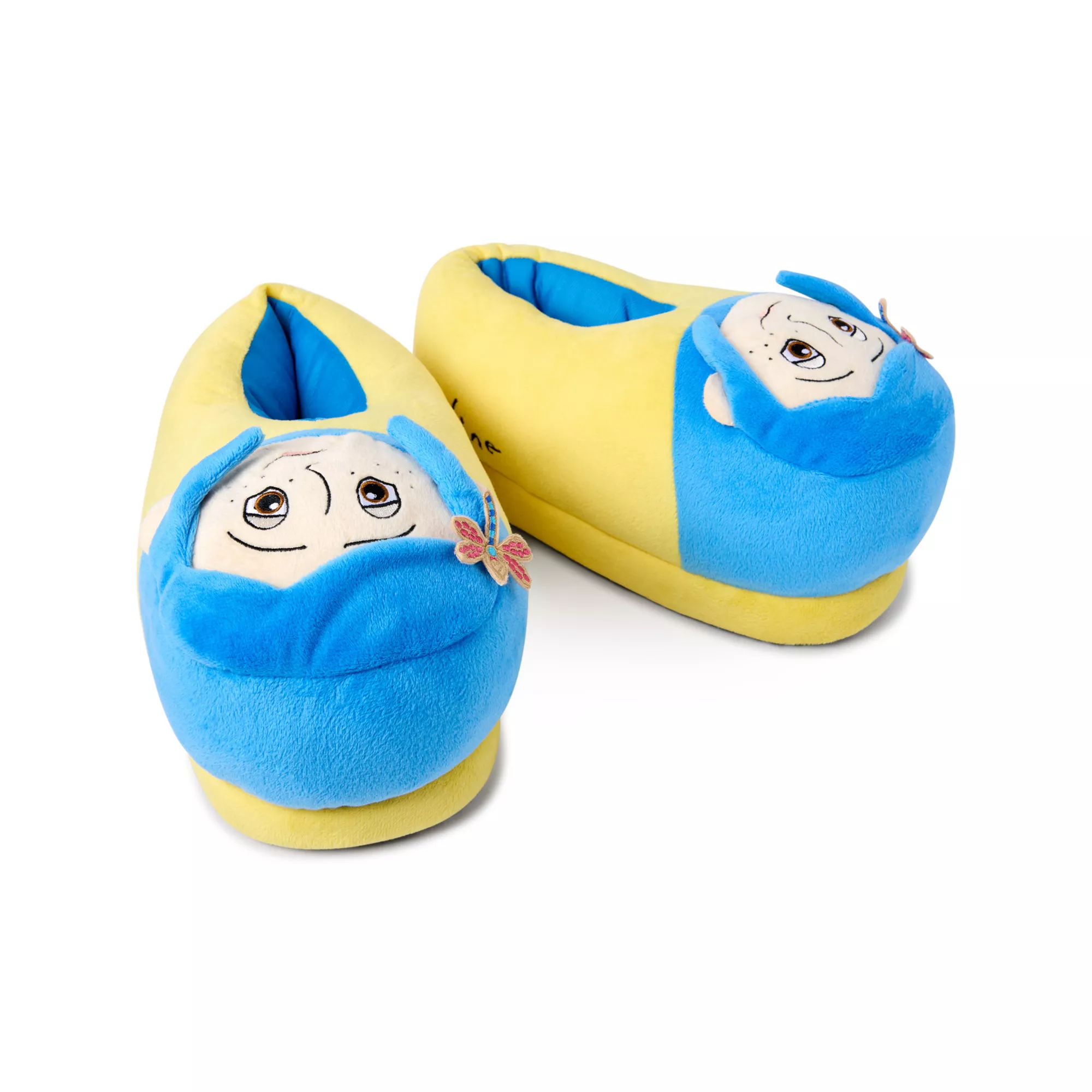 Coraline Step In Plush Slippers at Spencer's