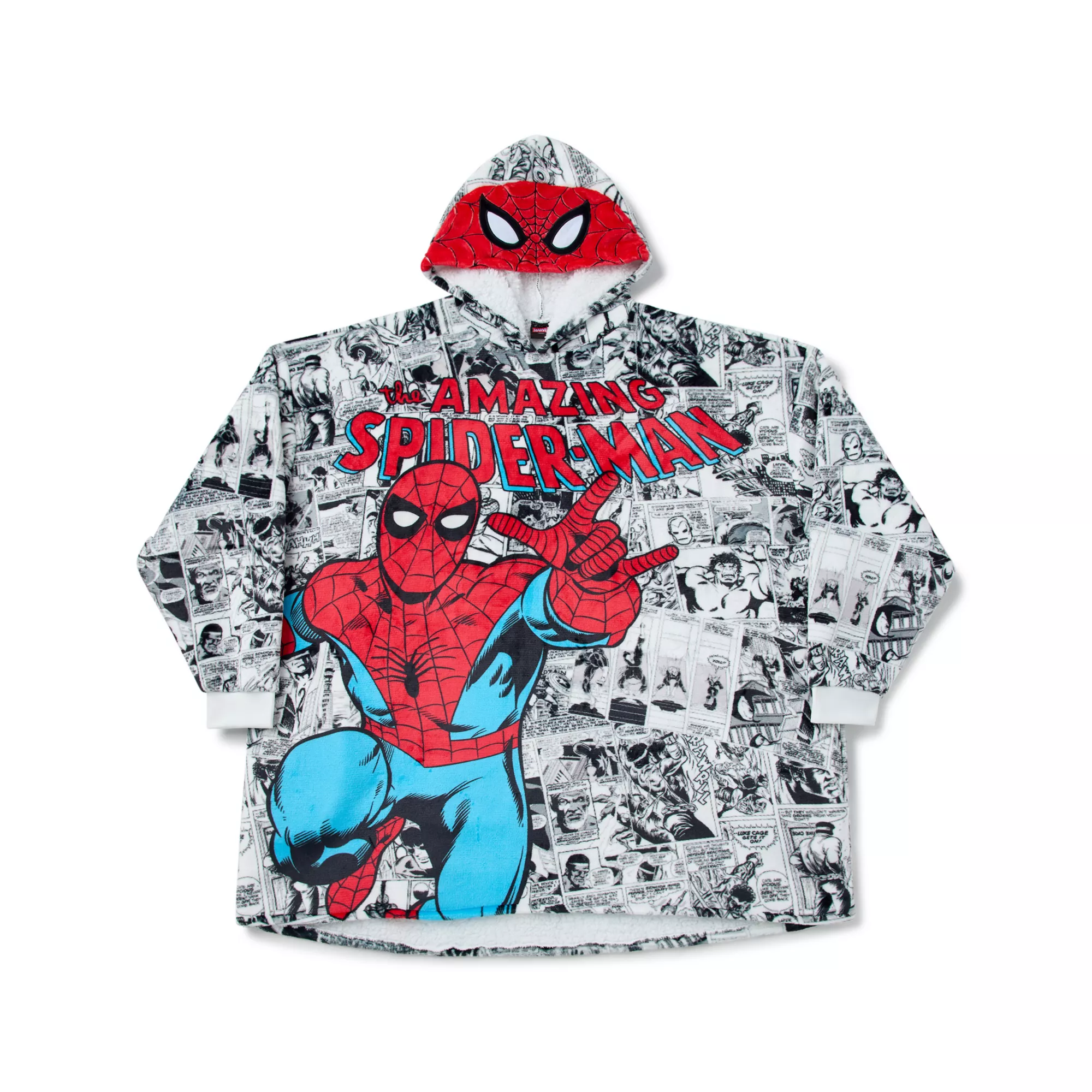 The Amazing Spider-Man Comic Swing Wearable Blanket - Marvel at Spencer's