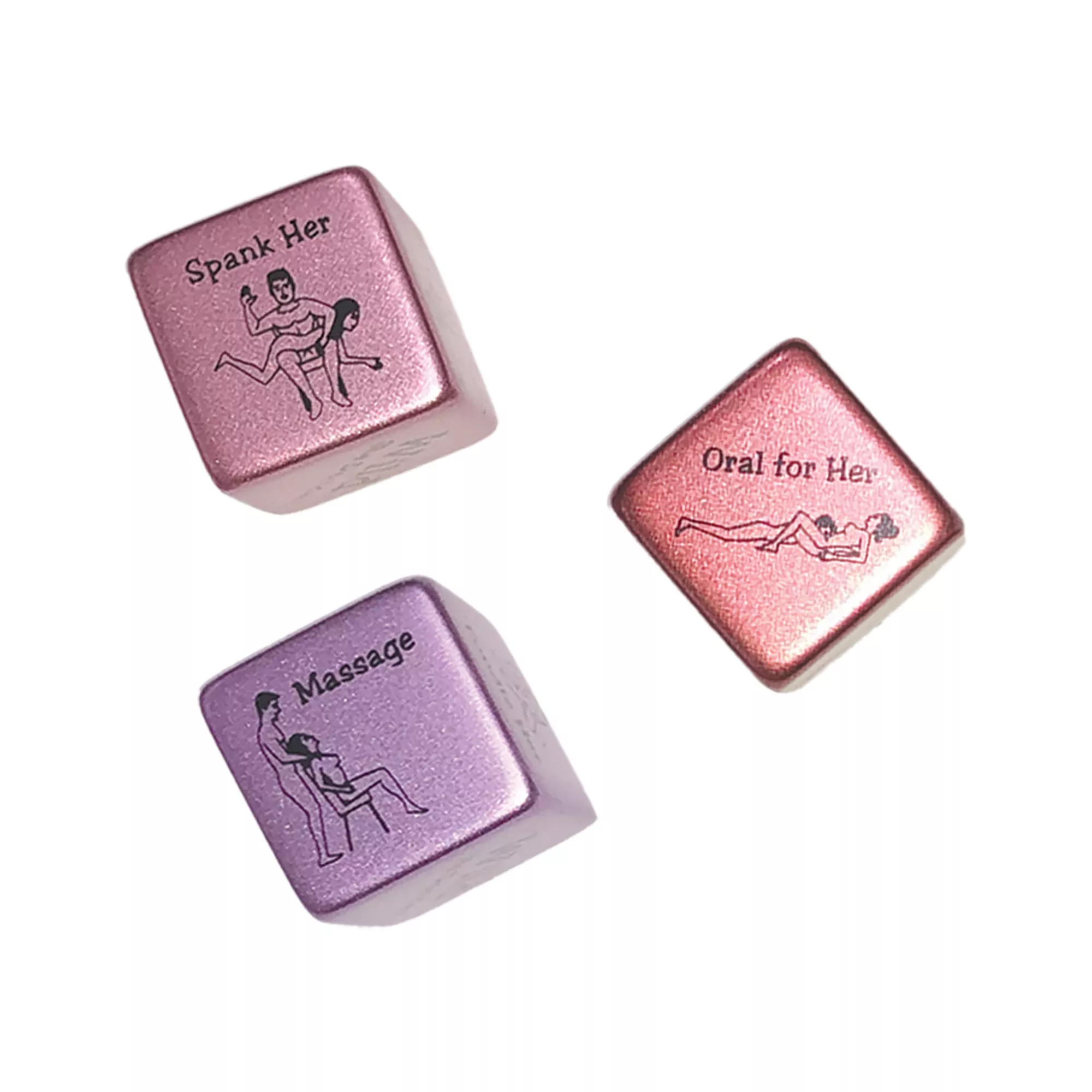 Metallic Sex Dice at Spencer's